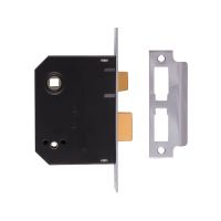 Union Y2294 Bathroom Mortice Lock Polished Brass 76mm