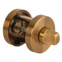 Jigtech Round Bath Turn & Release Set Antique Brass