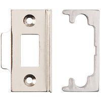 Economy Rebated Mortice Latch Nickel Plated 63mm