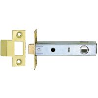 Dale Tubular Mortice Latch Brass Plated 76mm