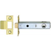 Dale 76mm Tubular Mortice Latch Brass Plated