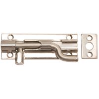 Necked Barrel Bolt Chrome Plated 100mm