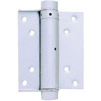 Double Action Spring Hinges Silver 100mm Pack  2