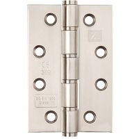 Class 7 Fire Door Hinges Chrome Plated 102mm Pack 3