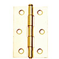 Butt Hinges Brass Plated 50mm Pack 2