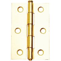 Butt Hinges Brass Plated 40mm Pack 2