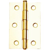Butt Hinges Brass Plated 40mm Pack 2