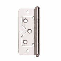 Flush Hinges Bright Zinc Plated 63mm Pack2