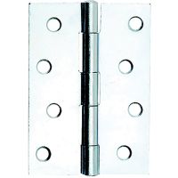 Butt Hinges 1838 Chrome Plated 75mm Pack 2