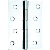 Butt Hinges 1838 Chrome Plated 100mm Pack 3