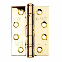 Class 13 Fire Door Hinges Polished Brass 100mm Pack  3