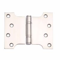 Parliament Hinge Polished Stainless Steel Pack 2