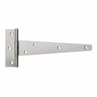 Light Tee Hinges Bright Zinc Plated Pack 2