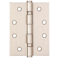 Ball Bearing Butt Hinges Satin Chrome 100mm