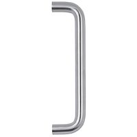 Round Bar Pull Handle Bolt Through Stainless Steel 150mm x 19mm