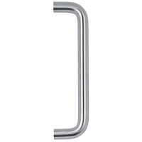 Round Bar Pull Handle Bolt Through Stainless Steel 229mm x 19mm