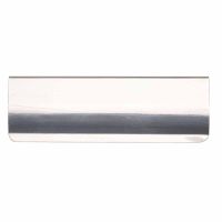 Victorian Letter Plate Polished Chrome 305 x 102mm