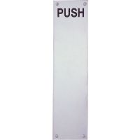 Push Finger Plate SAA 305 x 76mm
