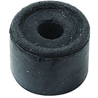 Rubber Doorstop Black 35mm Pack 2