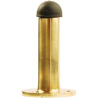 Pedestal Doorstop Polished Brass 63mm