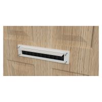 Stormguard PVC Brush Letterplate With Flap