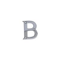 Letter B Polished Chrome 76mm