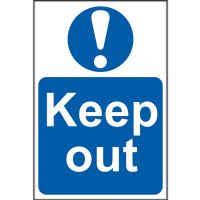 Keep Out Sign 400 x 600mm