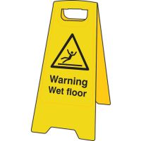 Warning Wet Floor A-Board Sign 210 x 620mm