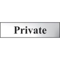 Private Sign 200 x 50mm
