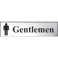 Gentlemen Sign 200 x 50mm