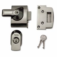 Yale P-BS2 British Standard Nightlatch BLX/Chrome 40mm