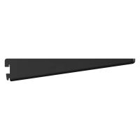 Twin Slot Shelving Bracket Matt Black