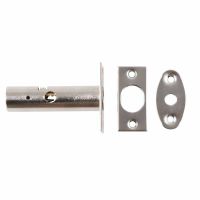 Security Door Bolt Polished Chrome Pack 2