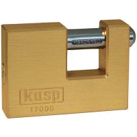 Kasp Shutter Lock Brass 90mm