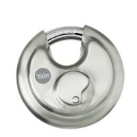 Yale Essentials Security Disc Padlock 70mm with 3 Keys 