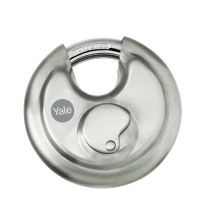 Yale Essentials Security Disc Padlock 70mm with 3 Keys