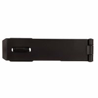 Black Japanned Safety Hasp & Staple