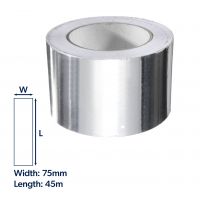 Alumaflex Self Adhesive Foil Faced Tape 75mm x 45m