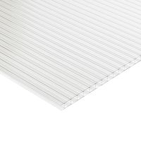 Multi Wall Polycarbonate  Roofing Sheet 2500 x 980 x 16mm