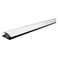 Rafter Supported White Glazing Bar 2.5m