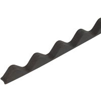 Black Foam Eaves Filler For Bitumen Corrugated Roof Sheet Pack 10