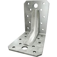 Simpsons Reinforced Angle Bracket Galvanised 90 x 90 x 65mm