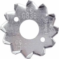 Simpsons Double Timber Connector Galvanised 48mm