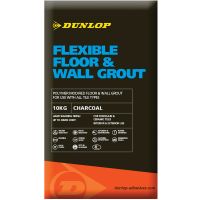 Dunlop Flexible Floor & Wall Tile Grout Grey 10kg