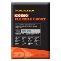 Dunlop GX-500 Flexible Floor & Wall Tile Grout Mist Grey