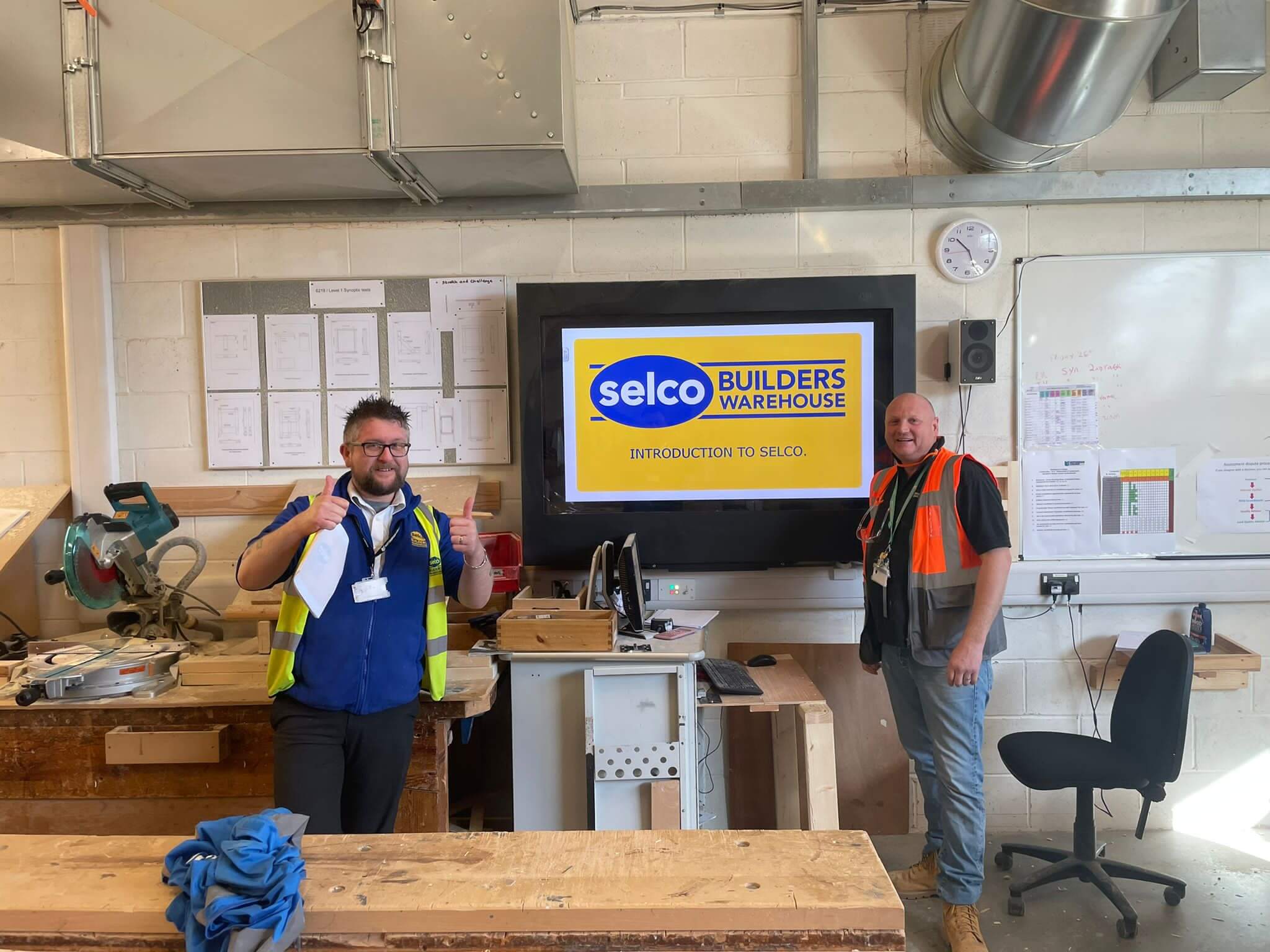 Selco staff at Nottingham College