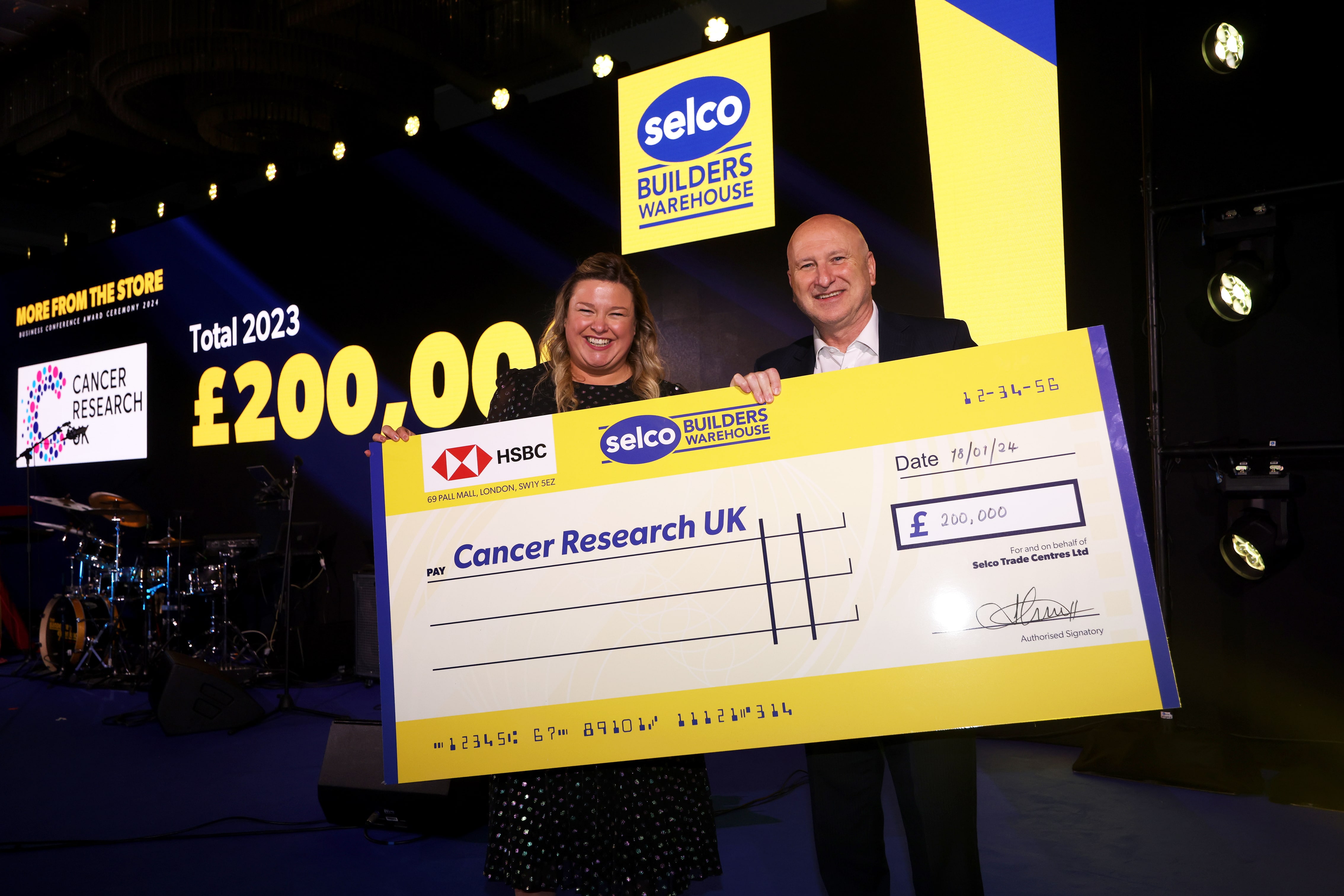 Selco Charity partner cancer research UK