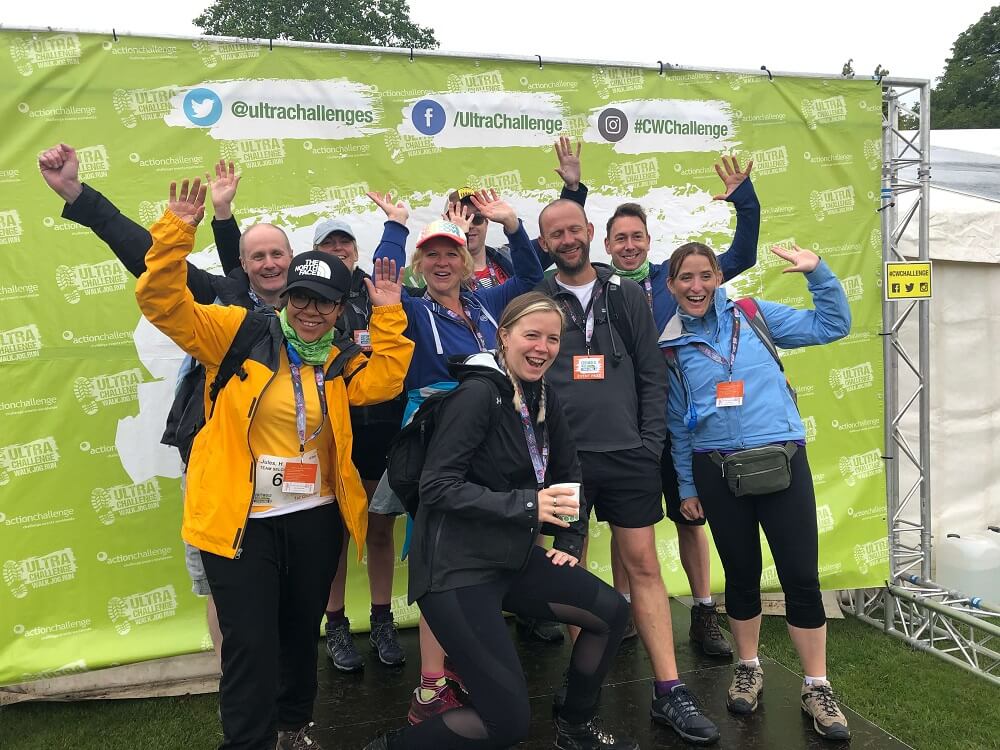 Selco team at Cotswold Way Challenge