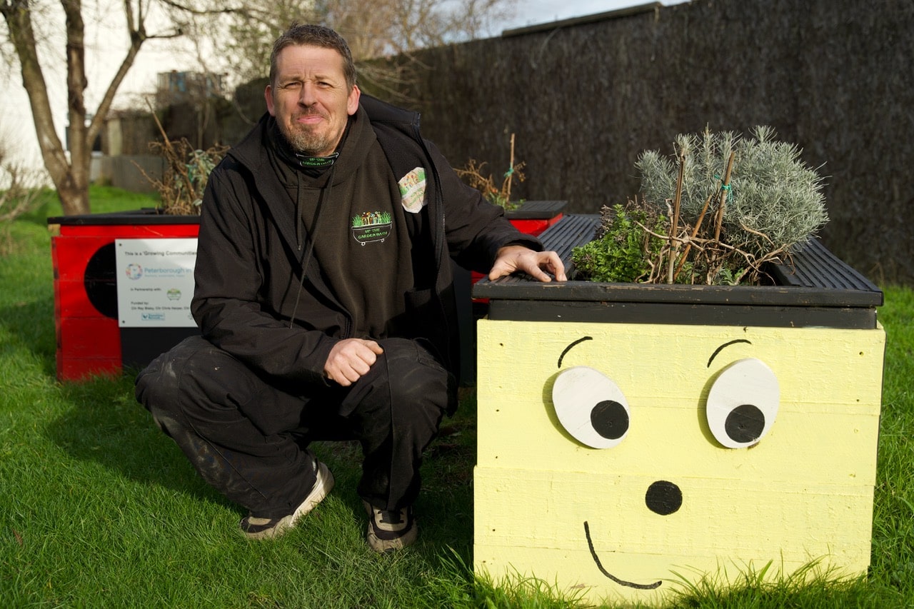 Selco Community Heroes Winner Dave Poulton Up The Garden Bath