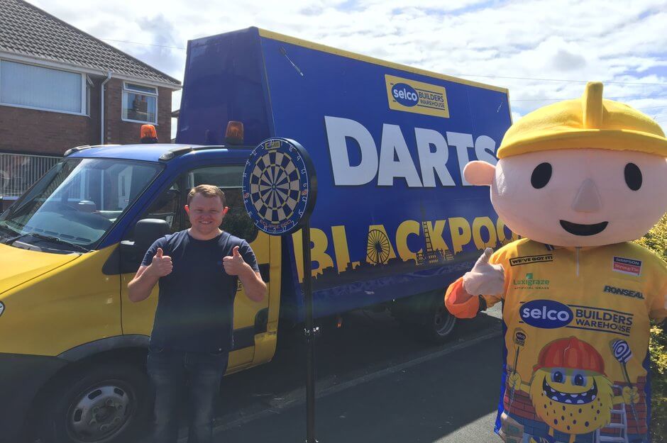 Darts fans step up to the oche in Blackpool